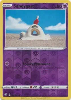 Reverse Holo Sandygast Common 081/192 Rebel Clash Pokemon TCG - Image 1