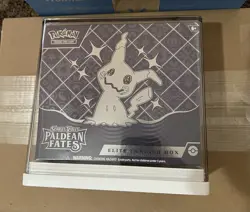 Pokemon TCG Scarlet & Violet Paldean Fates ETB Factory Sealed In Plastic Case - Image 1