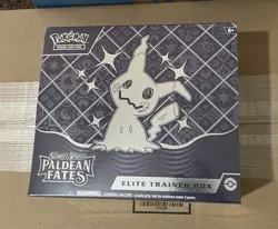 Pokemon TCG Scarlet & Violet Paldean Fates ETB Factory Sealed In Plastic Case - Image 2