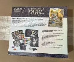 Pokemon TCG Scarlet & Violet Paldean Fates ETB Factory Sealed In Plastic Case - Image 3