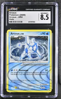 Pokemon Arceus Arceus AR4 Holo CGC 8.5 Nm/mint+ - Image 1