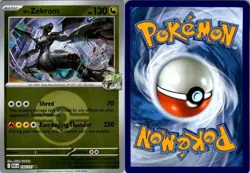 N'S ZEKROM (POKE BALL) 155/217 HOLO R ME: ASCENDED HEROES POKEMON NM/M - Image 3