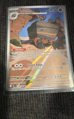 Pokemon Crustle AR 130/086 Full Art Scarlet Violet Japanese Style Art Rare - Image 1