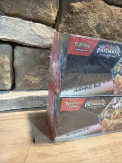 Pokemon Prismatic Evolutions Surprise Box + Booster Bundle Sams Club Sealed (2) - Image 2