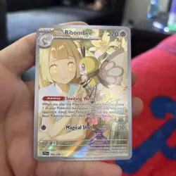 Lillie’s Ribombee 164/159 Journey Together Illustration Rare Holo - Image 1
