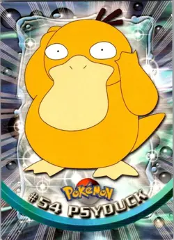 1999 Topps Pokemon Blue Logo Psyduck - Image 1