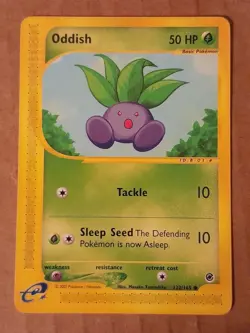 Pokemon Oddish 122/165 Expedition NM See Pictures - Image 1
