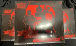 Pokemon TCG Destined Rivals ETB Elite Trainer Box Sealed, Lot of 3 - Image 1