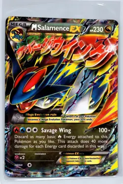 jumbo M Salamence EX XY171 Holo Promo XY Promo Pokemon Lightly Played - Image 1