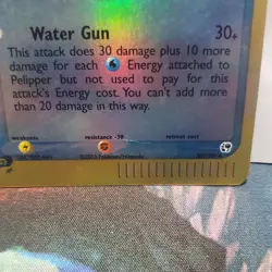 Pokemon Pelipper Ruby and Sapphire Sandstorm Reverse Holo Heavy Played 50/100 - Image 2