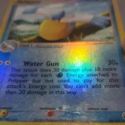 Pokemon Pelipper Ruby and Sapphire Sandstorm Reverse Holo Heavy Played 50/100 - Image 3