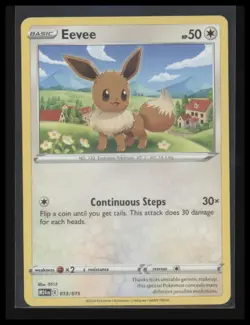 Eevee 13/15 2025 New McDonalds Happy Meal Pokemon Dragon Discovery - NM - Image 1