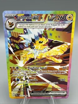 Jolteon ex 153/131 SV Prismatic Evolutions SIR Full Art Holo EN - Image 2