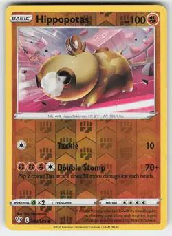 Hippopotas 093/189 Common Darkness Ablaze Pokemon Lightly Played - Image 1