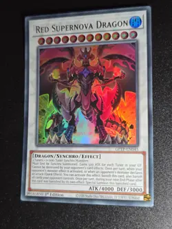 Red Supernova Dragon Yu-Gi-Oh! GFTP-EN045 1st Ultra Rare - Image 1