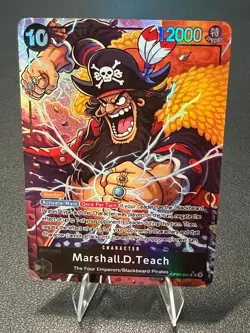 PROXY Marshall D. Teach OP09-093 One Piece TCG Alt Art Textured Collector Card - Image 1