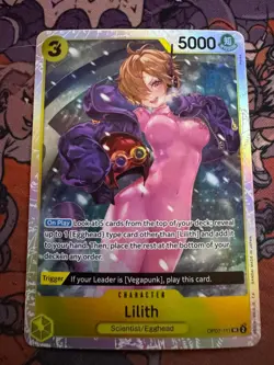 Lilith OP07-111 Super Rare 500 Years in the Future One Piece Near Mint - Image 1