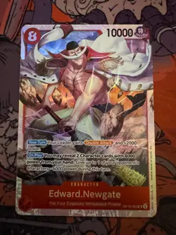 Edward.Newgate OP16-003 Super Rare The Time of Battle One Piece Near Mint - Image 1