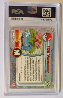 1999 Topps Pokemon T.V. #3 Venusaur Blue Logo PSA 10 (GEM MINT)! - Image 2