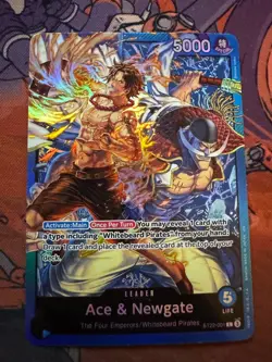 Ace & Newgate ST22-001 Leader Starter Deck 22: Ace & Newgate One Piece Near Mint - Image 1