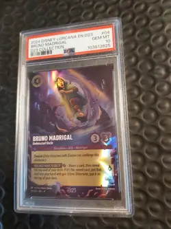 * Disney Lorcana Bruno Madrigal D23 Collection EN 4 D23 EXPO Promo 2024 PSA 10 * - Image 1