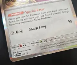 Mawile SVP039 Black Star Promos Obsidian Flames Prerelease Holo Pokemon 2023 NM - Image 3