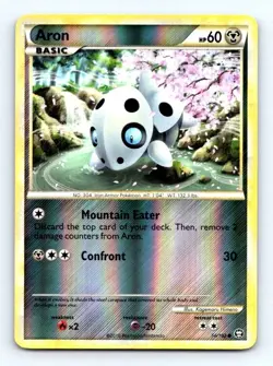 ARON 56/102 - TRIUMPHANT POKEMON - NM / UNPLAYED - REVERSE HOLO - Image 1