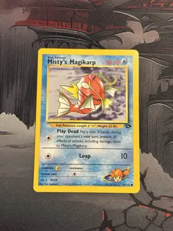 Misty's Magikarp 88/132 Unlimited Pokemon Gym Challenge NM - Image 2