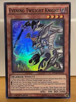 Evening Twilight Knight - MP16-EN124 - Super Rare - 1st Edition - LP - Image 1