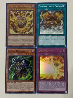 Yugioh The Legendary Exodia Incarnate Necross Obliterate Contract Plus Free Holo - Image 1