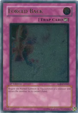 Forced Back [EOJ-EN060] Ultimate Rare Heavily Played 1st Edition - Yugioh single - Image 1