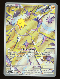 2024 Pokemon TCG Joltik Illustration Rare Holo SCR EN 150/142 - Image 1