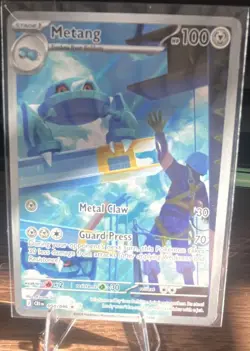 Pokemon TCG Metang Chaos Rising Holo Uncommon 100 HP 094/086 EN 2021 - Image 1