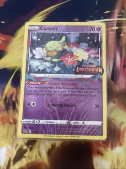 Pokemon Comfey SWSH242 Lost Origin Stamped Black Star Promo & Deck SEALED - Image 1