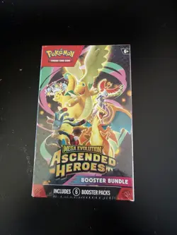 Pokemon TCG Mega Evolution—Ascended Heroes Booster Bundle 6 Packs EN 2026 - Image 1