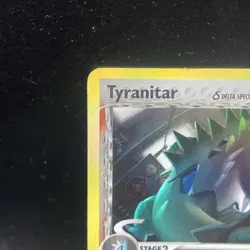 2005 Pokemon Tyranitar Ex 16/113 EX Delta Species Holo Rare LP - Image 3
