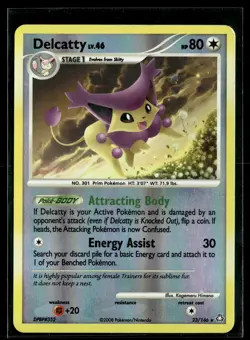 Delcatty 23/146 Legends Awakened Reverse Holo Rare Pokemon - Image 1
