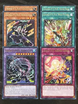 Yu-Gi-Oh! P.U.N.K. Deck Core Support - Sharakusai, Rising Carp & More! Rare NM - Image 1