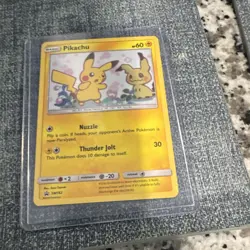 Pokemon Pikachu SM162 Sun & Moon Black Star Promo Holo English 2019 60 HP - Image 1