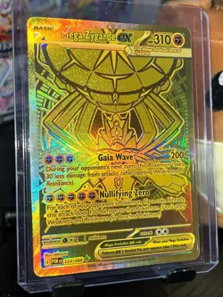 Pokemon TCG ME:Perfect Order Hyper Rare Gold NM Mega Zygarde EX Full Art 124/088 - Image 1