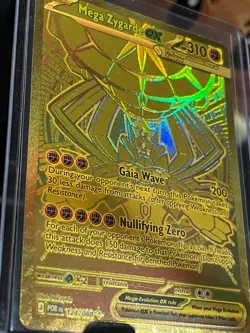 Pokemon TCG ME:Perfect Order Hyper Rare Gold NM Mega Zygarde EX Full Art 124/088 - Image 2