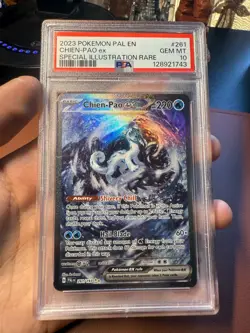 Pokemon Chien-Pao ex Paldea Evolved Special Illustration Rare #261 PSA 10 - Image 1