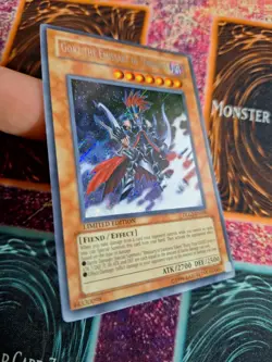 Yu-Gi-Oh! TCG Gorz the Emissary of Darkness DLG1-EN000 Secret Rare Limited NM - Image 2