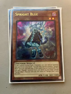 Yu-Gi-Oh! Spright Blue OP21-EN001 Ultimate Rare NM same day ship fast & secure - Image 1