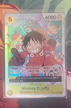 One Piece TCG - Monkey D. Luffy OP07-109 SR - Foil English - Image 1