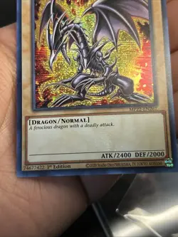 Yugioh Holo Bleed Red-Eyes Black Dragon MP22-EN267 Prismatic Secret Rare NM - Image 2