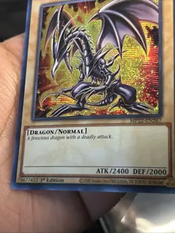 Yugioh Holo Bleed Red-Eyes Black Dragon MP22-EN267 Prismatic Secret Rare NM - Image 3