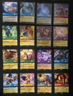 Disney Lorcana Legendary Card Bundle x 16 Fabled Winterspell Wilds Unknown set 3 - Image 1