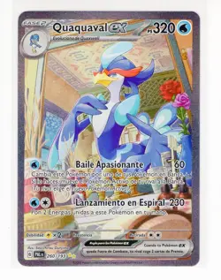 ~ESP~ SPANISH Quaquaval ex 260 Paldea Evolved Pokemon Card (G4) - Image 1