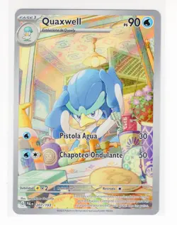 ~ESP~ SPANISH Quaxwell 207 Paldea Evolved Pokemon Card (G4) - Image 1